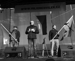 Vystoupení čestného předsedy ASZ ČR Stanislava Němce na Letné