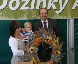 Na dožínkách ve Slavětíně 