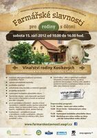 Hostitelem Farmářských slavností se poprvé stane vinařství 