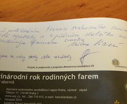 Z křtu publikace k Mezinárodnímu roku rodinných farem