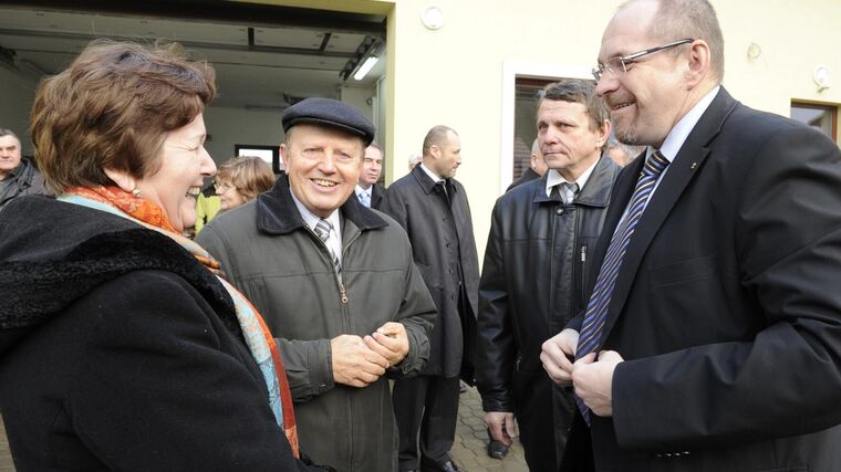 Ministr Fuksa na návštěvě u člena ASZ Kroměříž