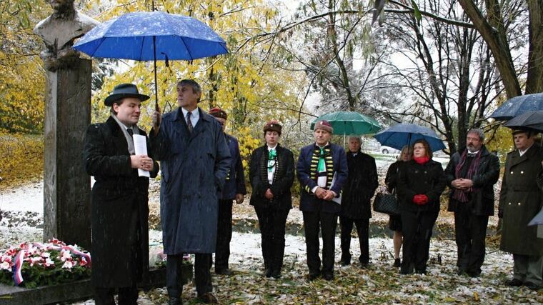 Slavnostní shromáždění u památníku Antonína Švehly letos podesáté  