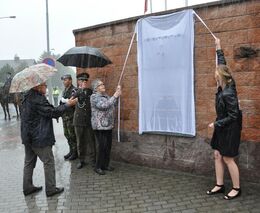 Odhalení pamětní desky významným klatovským osobnostem