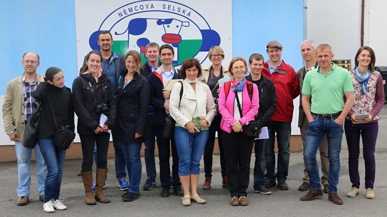 Zemědělští novináři z EU na farmách v České republice