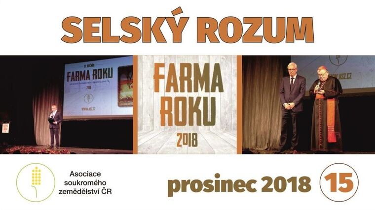 VIDEOSERIÁL Selský rozum - ze slavnostního vyhlášení výsledků soutěže Farma roku 2018