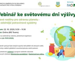 Webinář ke Světovému dni výživy 2020