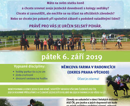 Selský pohár - amatérské jezdecké závody pro členy ASZ ČR