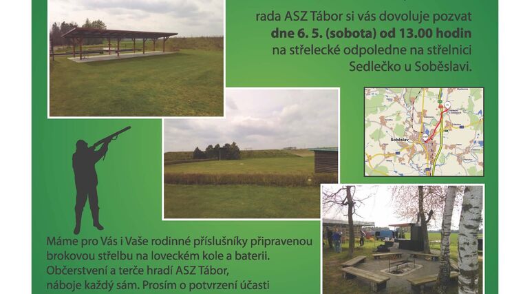 Pozvánka na střelecké odpoledne