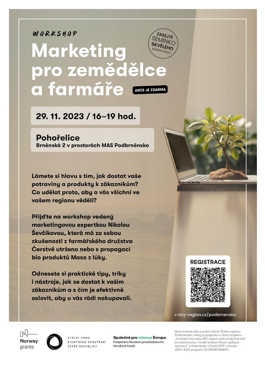 Živý region_Pozvánka_marketning pro zemědělce 29.11.