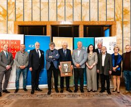 Gratulace od stavovské organizace sedláků pro letošního držitele Ceny Josefa Čapka