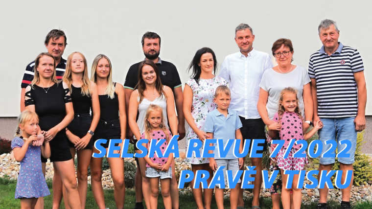 Selská revue č. 7/2022 je již v tisku 