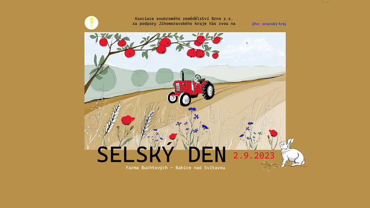 Pozvánka na Selský den na Farmě Buchtových