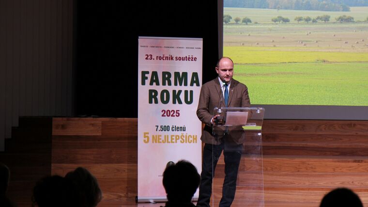 Projev předsedy ASZ ČR na slavnostním vyhlášení výsledků soutěže Farma roku 2025 