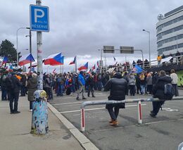 Krádež demonstrace, rozpad a bizarní černé barety na Jandejskově stráži