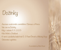 Dožínky ASZ Olomouc a Přerov