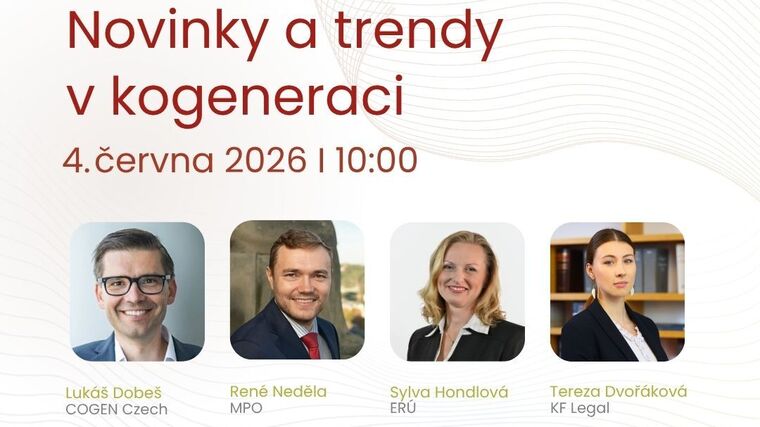 Webinář „Novinky a trendy v kogeneraci“