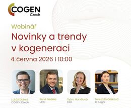 Webinář „Novinky a trendy v kogeneraci“