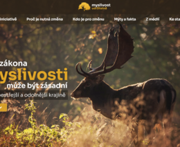 Nový web Myslivost udržitelně