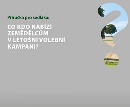 Kandidáti politických stran představují sedlákům své programy a priority