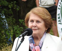 Projev Mileny Kozumplíkové - autorky myšlenky vybudování pomníku obětem „AKCE KULAK“